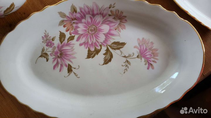 Столовый фарфоровый сервиз, Дулёво, СССР