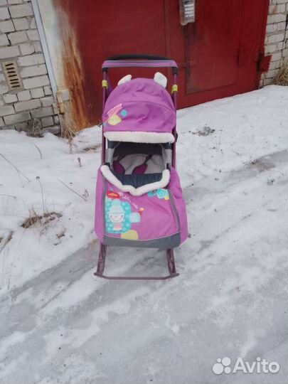 Санки коляска ника 7 2