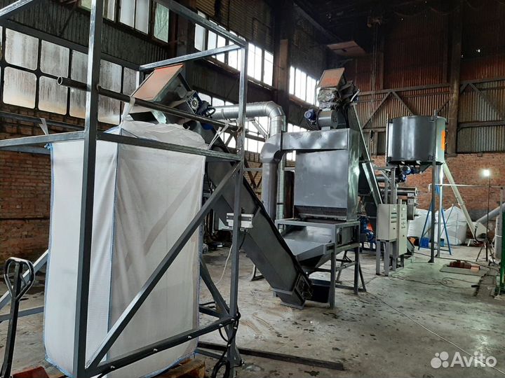 Линия гранулирования отрубей и жмыха