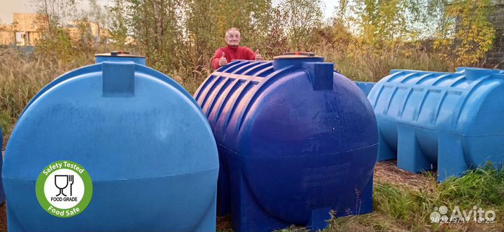 Бак пластиковый 3000 л / Бочка для воды