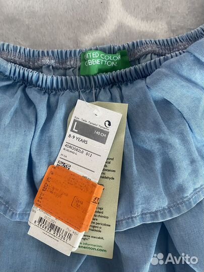 Комбинезон для девочки новый летний Benetton