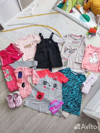 Одежда пакетом на девочку 98 104