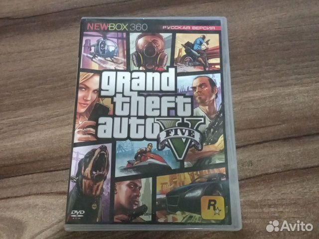 Диск gta V xbox 360