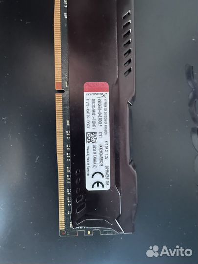 Оперативная память ddr4 hyper x fury