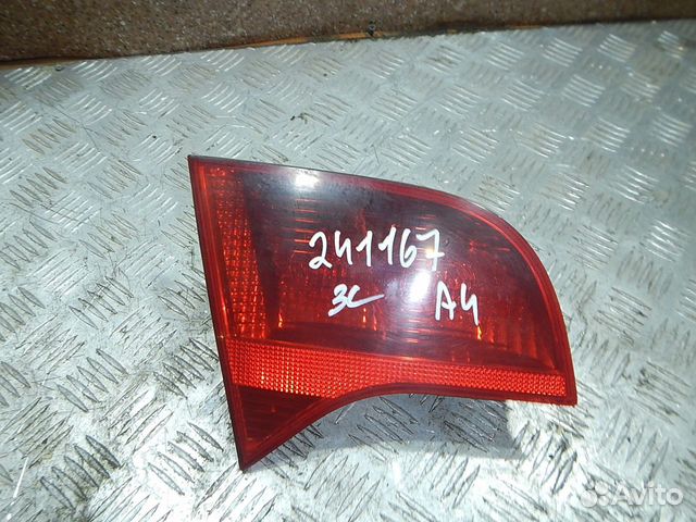 Фонарь задний внутренний левый, Audi (Ауди) -А4 (B