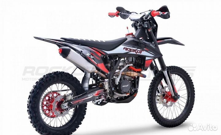 Мотоцикл кроссовый rockot ZX300 RED fury