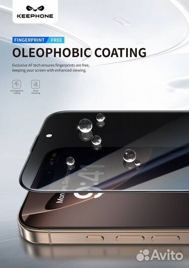 Стекло антишпион на iPhone / privacy