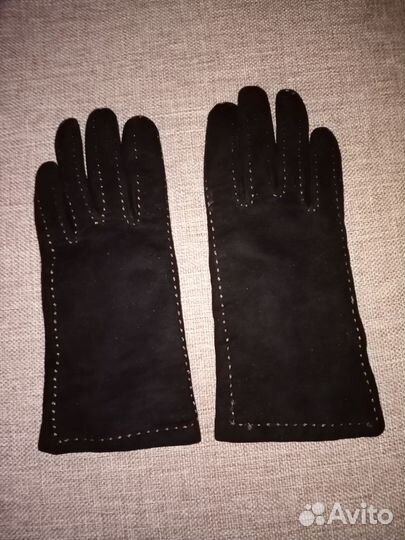 Перчатки женские замшевые Domani р 6,5