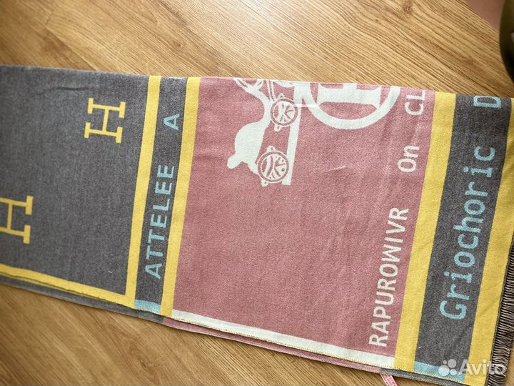 Шарф палантин теплый Hermes