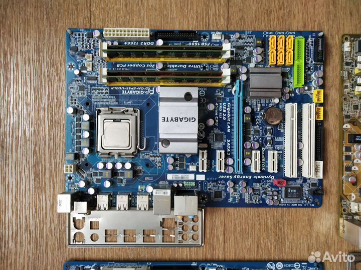 Материнские платы и железо LGA775