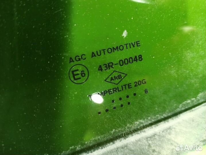Стекло двери заднее левое Renault Duster hsag