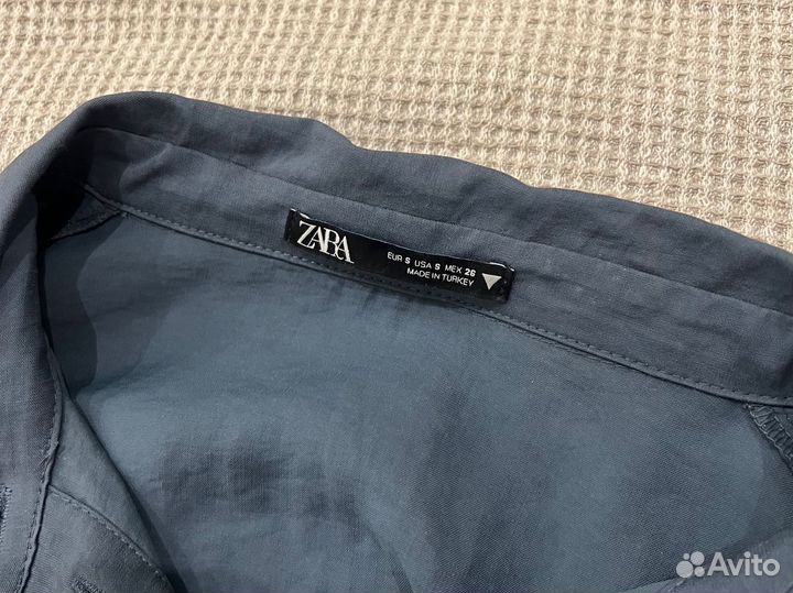 Рубашка укороченная zara