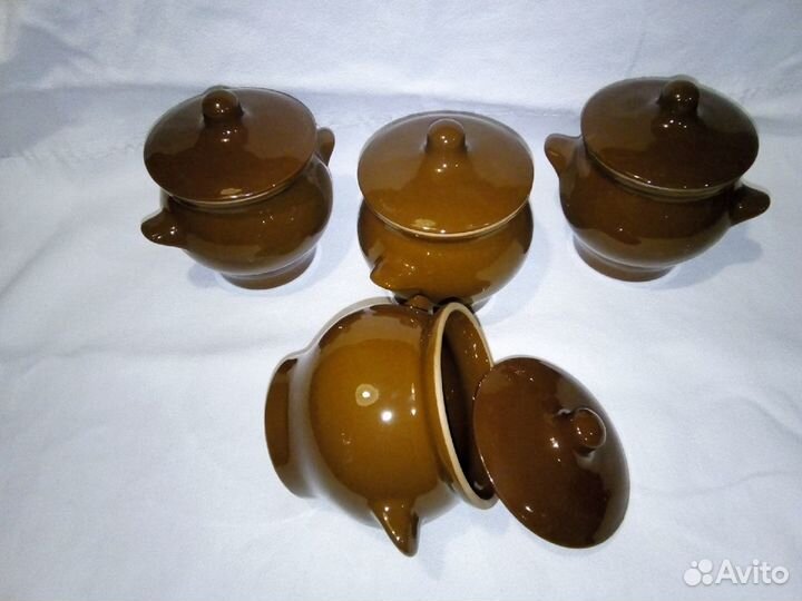 Горшочки для запекания, кокотницы, керамика