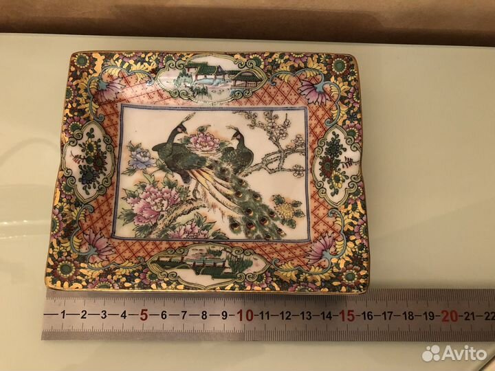 Пепельница китайская фарфор ручная роспись