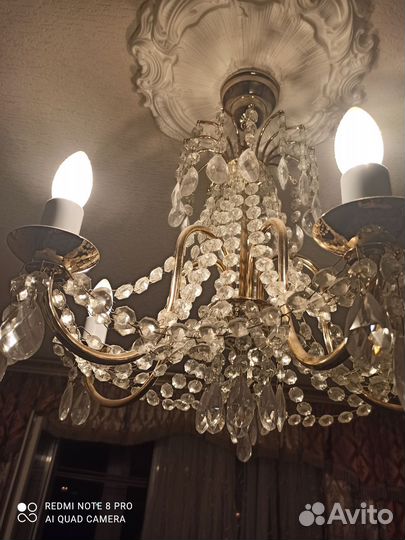 Хрустальная люстра СССР