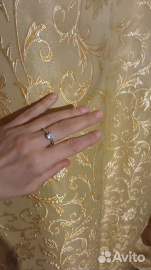 Кольцо с топазом sky