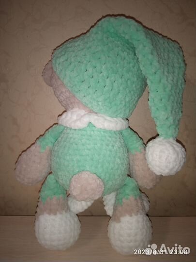 Мишка в пижаме, игрушки ручной работы