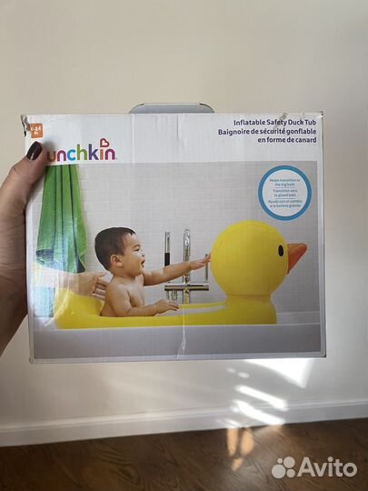 Надувной бассейн munchkin утка