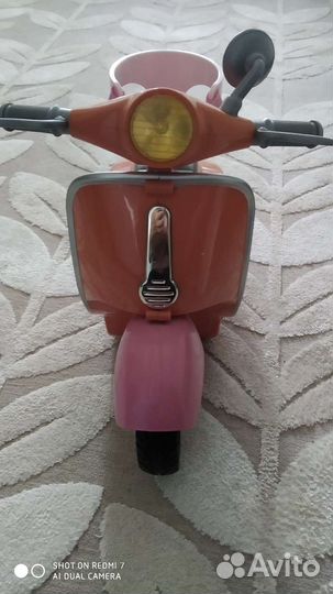 Мотоцикл на пульте, для куклы