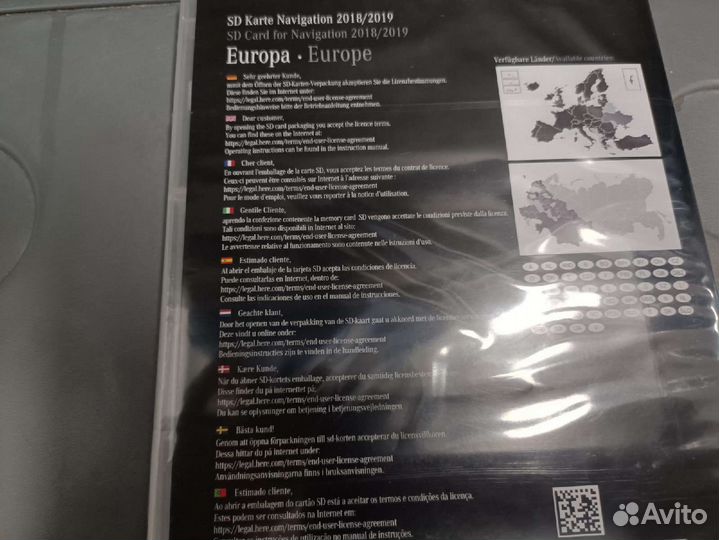 Sd card navigation 2018/2019 europe