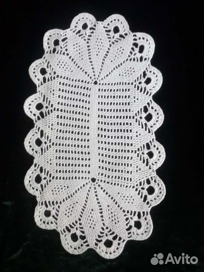 Салфетки вязаные крючком. Ручная работа