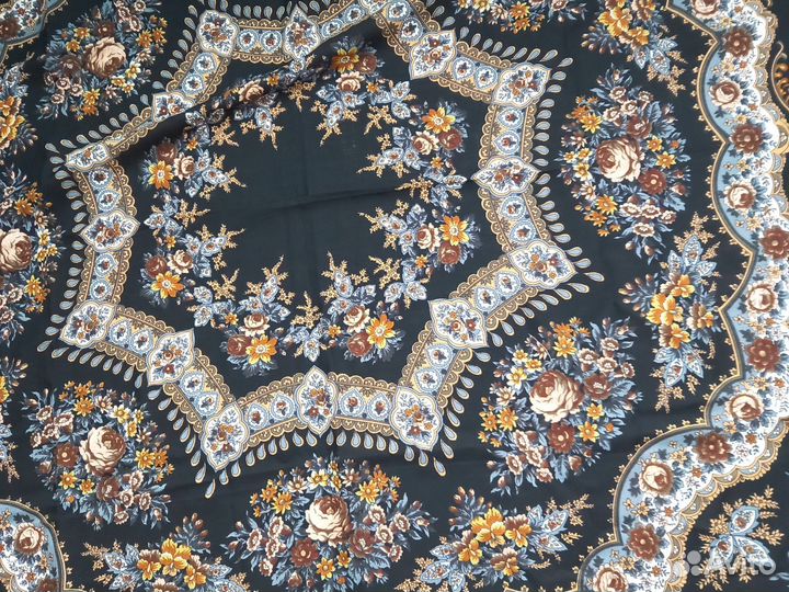 Винтажный павловопосадский платок 144/144