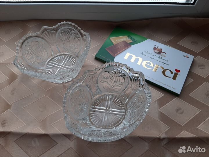 Салатник хрустальный