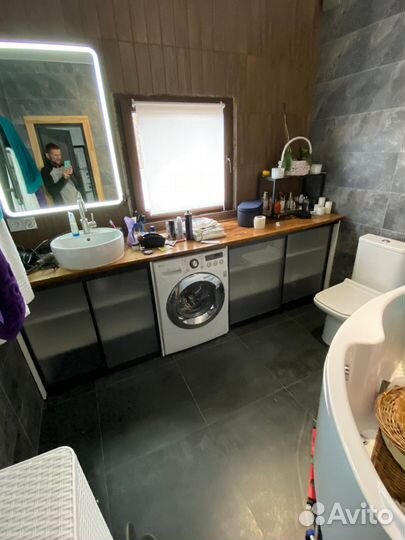 Влагостойкая мебель/ тумба в ванную с дверями купе