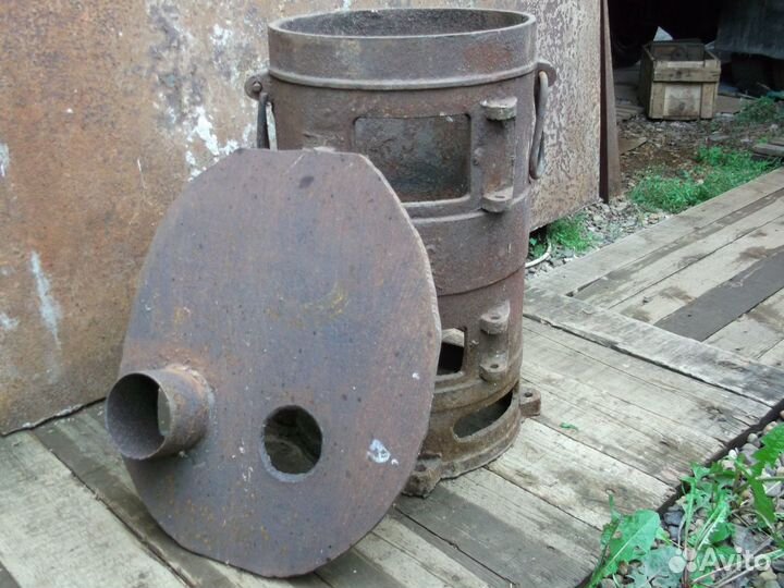 Печь чугунная буржуйка