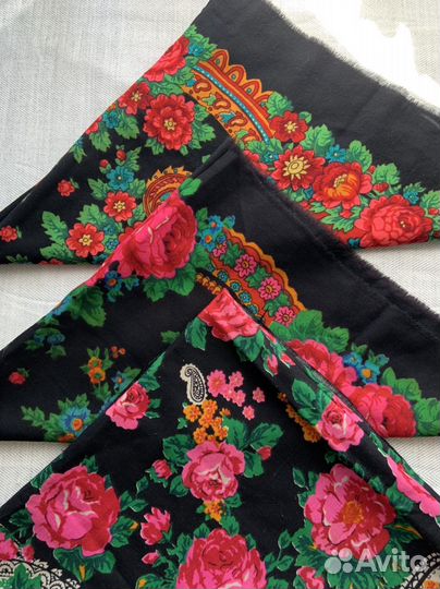 Павловопосадский платок,платки СССР