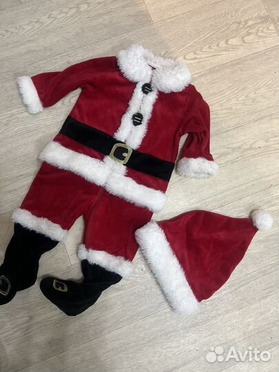 Костюм новогодний маленький Санта