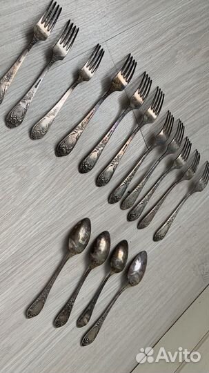 Ложки вилки мельхиоровые