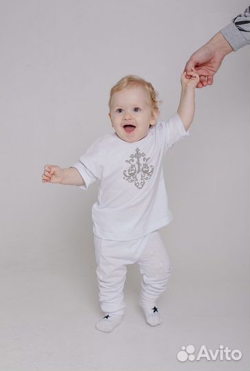 Крестильный набор для мальчика 74 размер