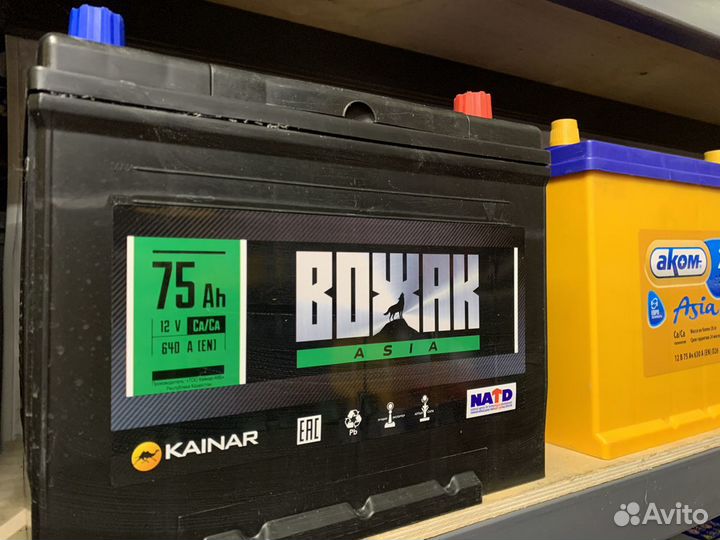 Аккумулятор Вожак Asia 75ah