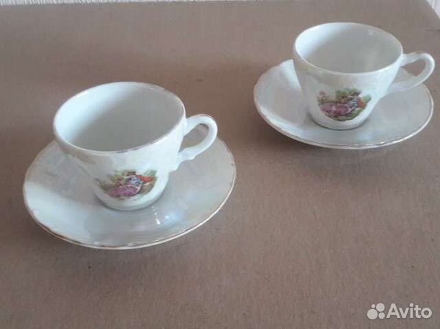 Кофейная пара Фарфор Япония 1970/80-е годы