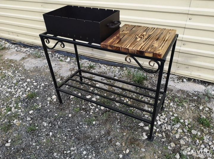 Мангалы в стиле лофт без крыши, металл 5мм