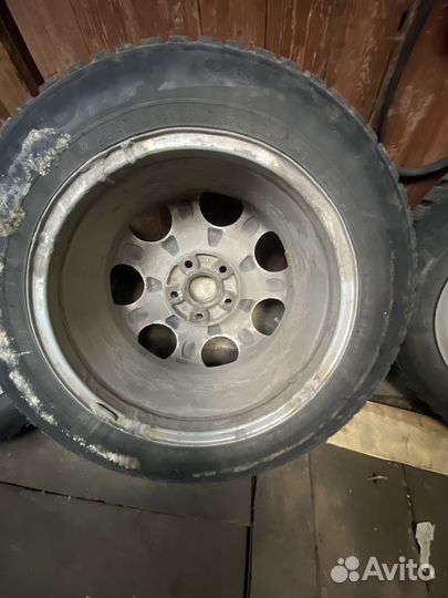 Литые диски r16 5*112 audi a6 c5 с зимней резиной