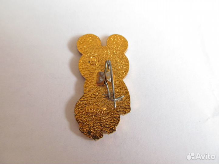 Значок Олимпийский мишка. СССР