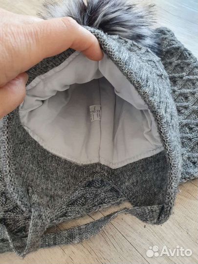 Комплект шапка и снуд для девочки