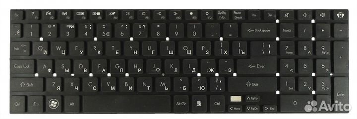 Клавиатура Packard Bell EasyNote LS11 без рамки, O
