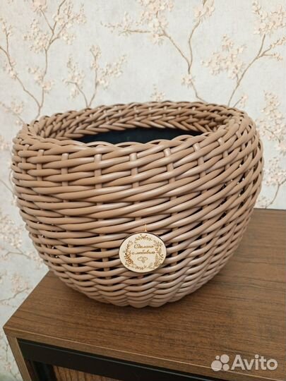 Кашпо из ротанга 12 литров