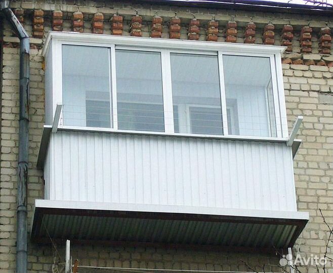 Остекление балкона, лоджии