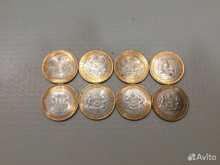 Коллекционные юбилейные монеты биметалл