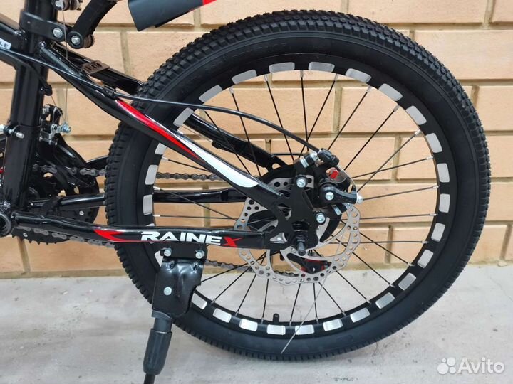 Велосипед скоростной, колёса 20 дюймов,чёрно-красн