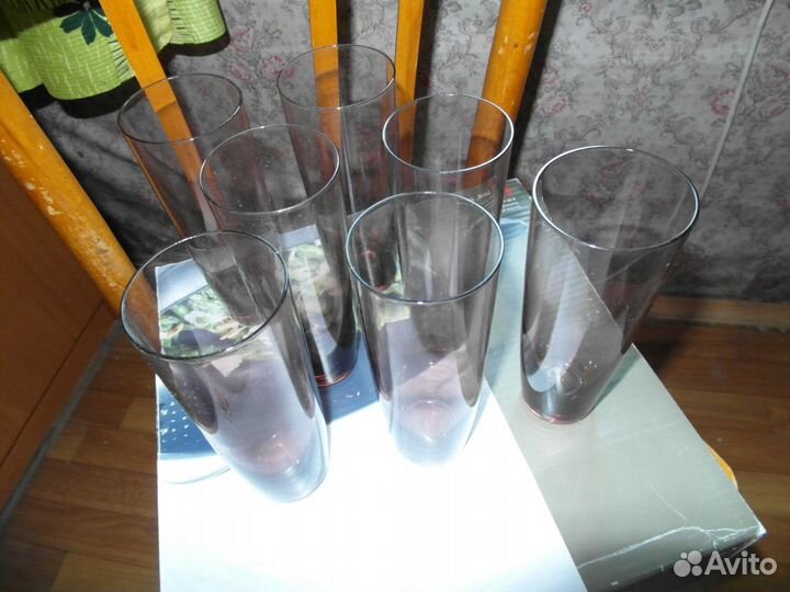 Стаканы кварц цветное стекло