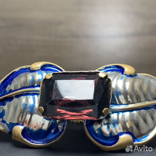 Чешская Брошь Бижутерия Чехословакия СССР Ретро