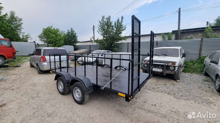 Прицеп новый двухосный 3.5 на 2 метра