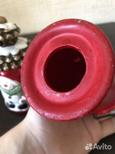 Новогодние подсвечники со снеговиками и Дед Мороз