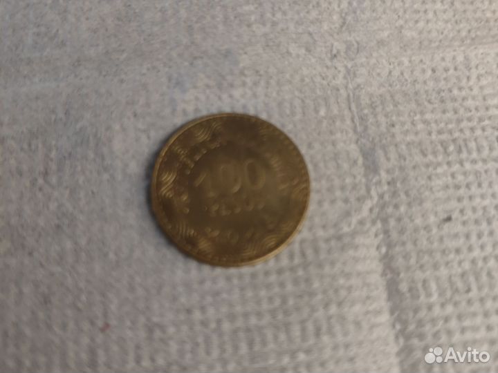 Монета 100 pesos