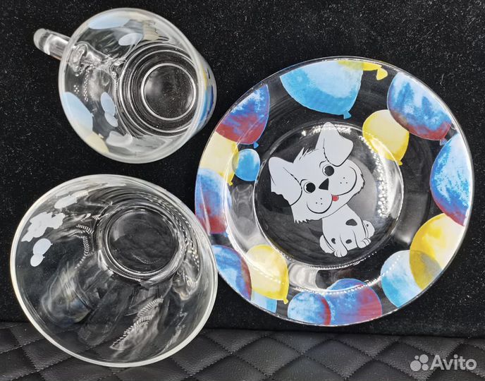 Набор детской посуды 3 пр